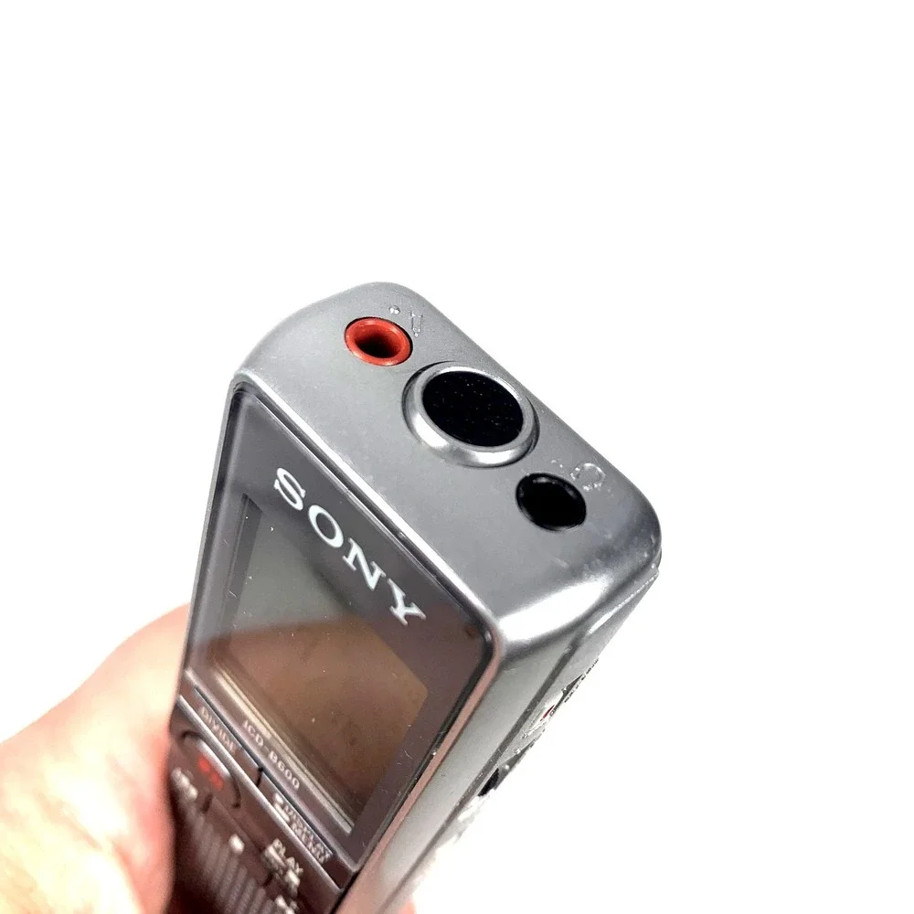 Sony ICD-B600 Mini Digital Voice Recorder Handheld Silver Tested Working